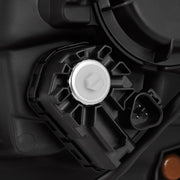 Close Up Back View Of The AlphaRex Tundra MKII Pro Series Halogen Headlights