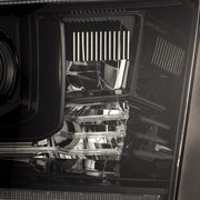 Close Up View Of The AlphaRex Tundra MKII Pro Series Halogen Headlights