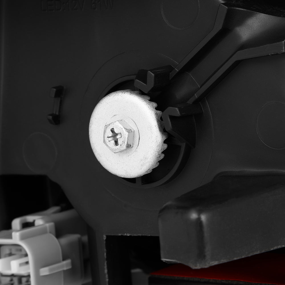 Screw On The Back Side Of The AlphaRex Rav4 NOVA Series LED Projector Headlights