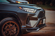 Side View Of The Mounted AlphaRex Rav4 NOVA Series LED Projector Headlights
