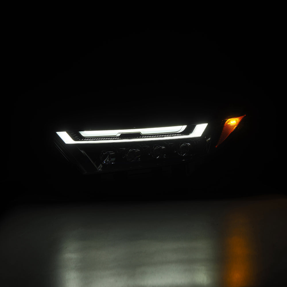 AlphaRex Rav4 NOVA Series LED Projector Headlights Turned On In White