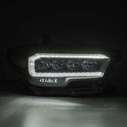 White AlphaRex NOVA Series LED Projector Headlights
