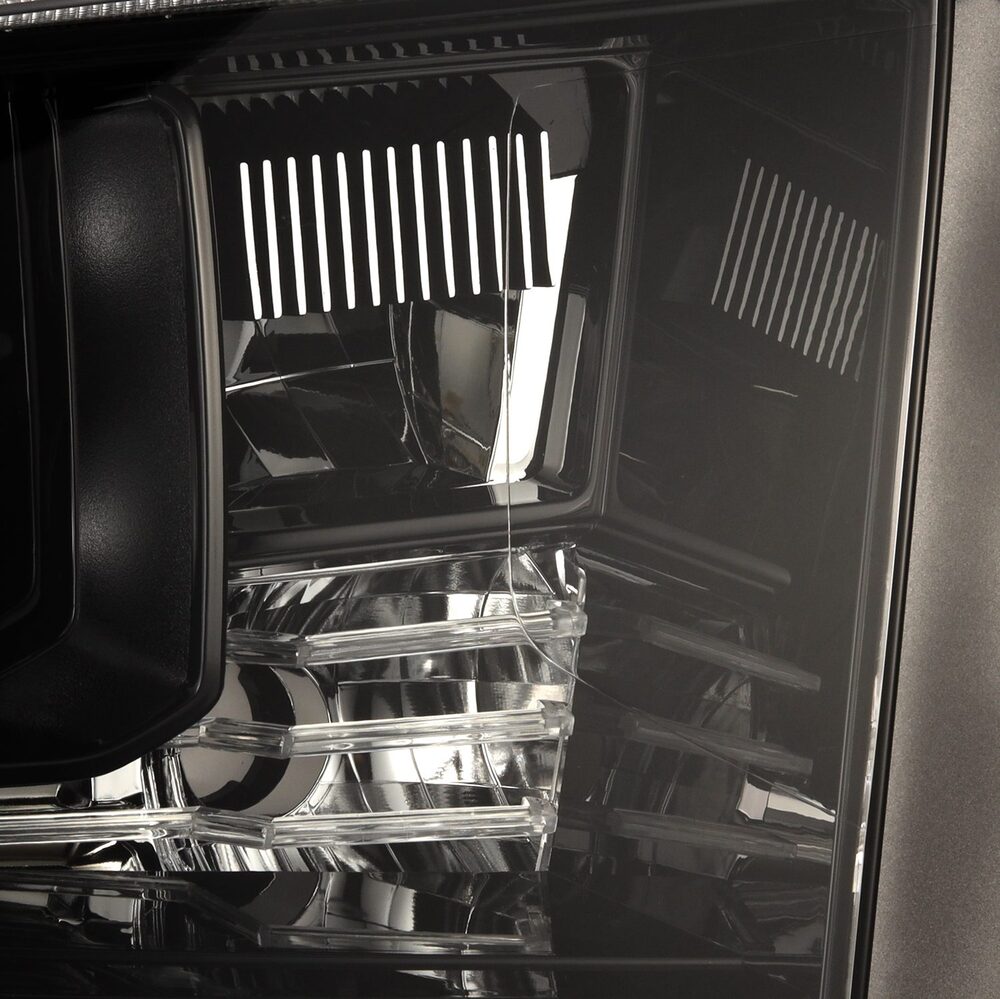 Close Up View Of The AlphaRex Nova Series Tundra LED Headlights