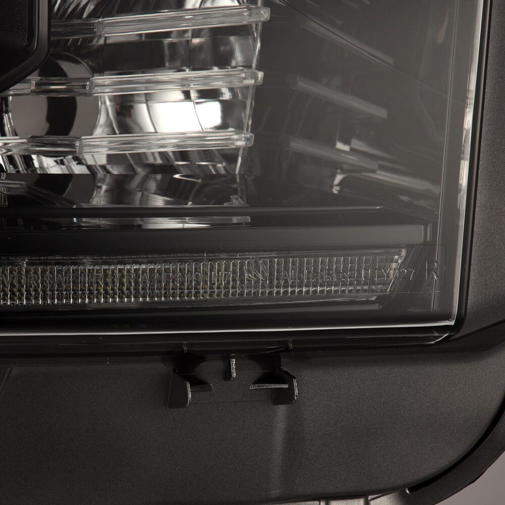 Close Up View Of The AlphaRex NOVA Series Tundra LED Headlights