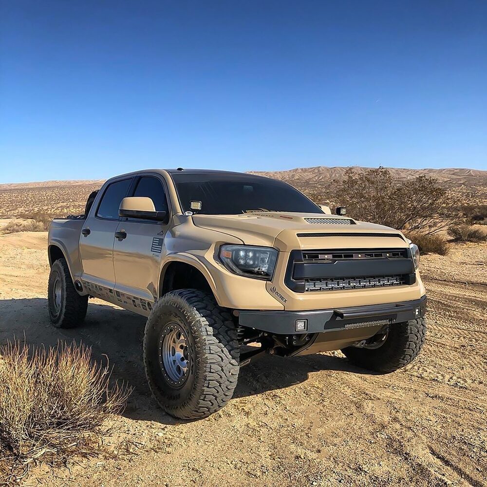 AlphaRex Nova Series Tundra LED Headlights Mounted And Installed