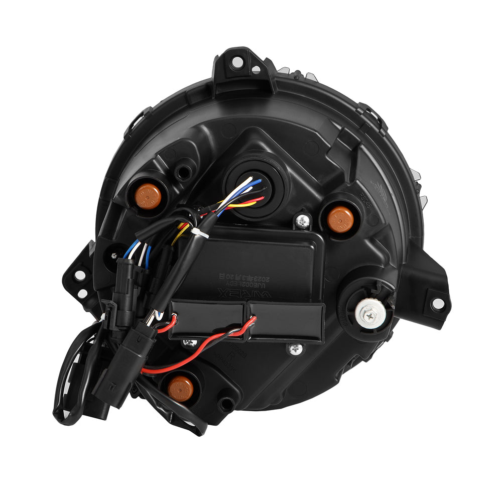 AlphaRex NOVA Series Wrangler/Gladiator Headlights Back Side