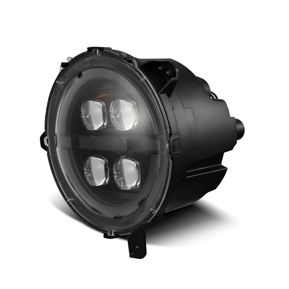 AlphaRex NOVA Series Wrangler/Gladiator Headlights Side View