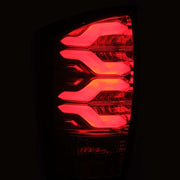 AlphaRex Tacoma LUXX Series LED Tail Lights Turned On 