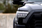 Front View Of The AlphaRex NOVA Series LED Tundra/Sequoia Headlights