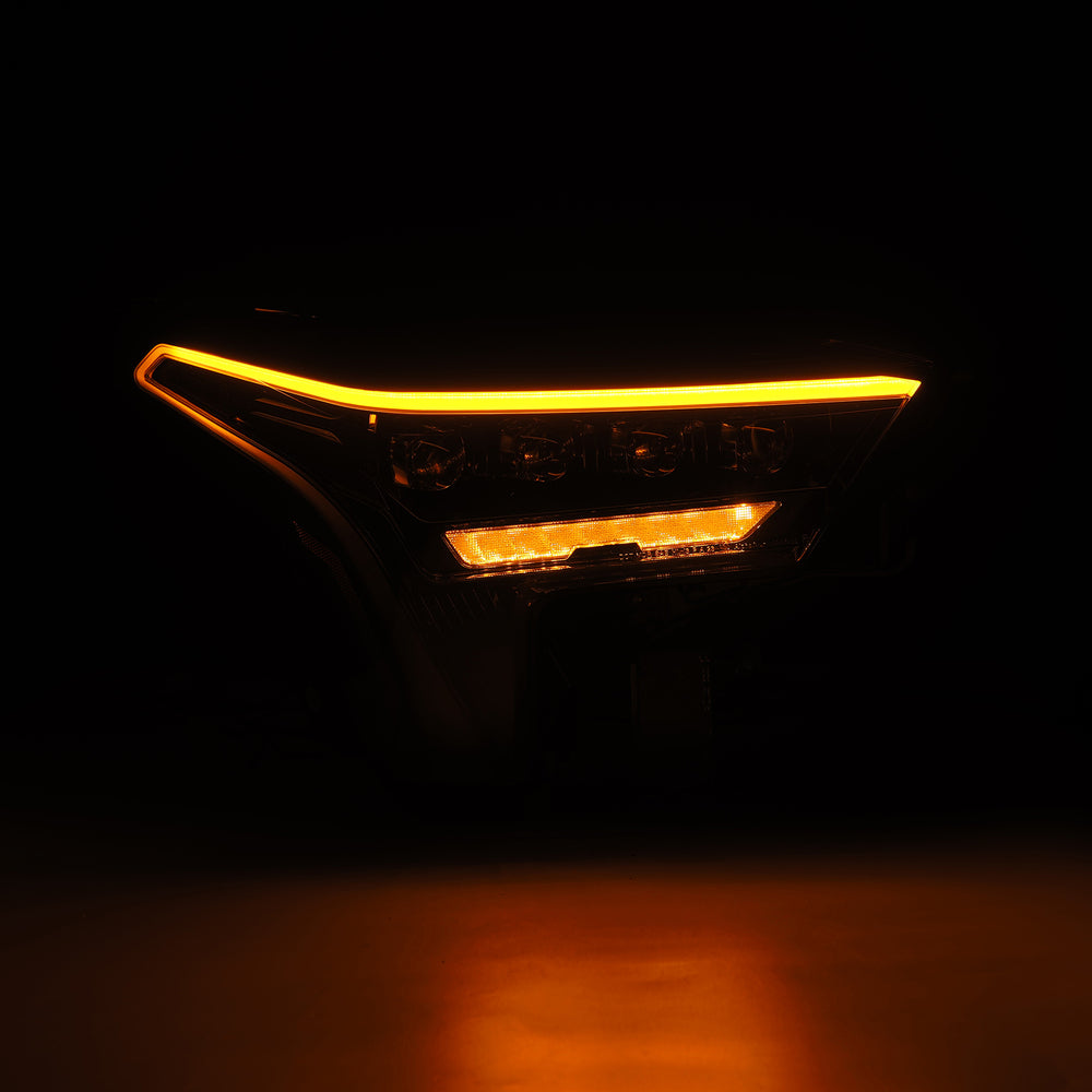 AlphaRex NOVA Series LED Tundra/Sequoia Headlights Turned On Amber
