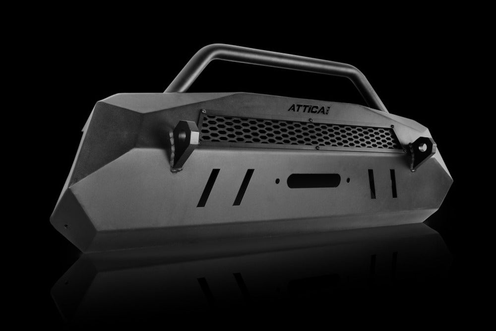 Side View Of The Attica 4x4 Tacoma Apex Series Stealth Bumper