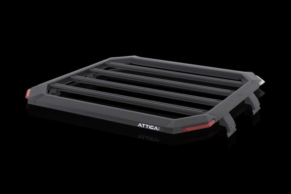 Attica 4x4 Frontier Series Jeep Gladiator JT Compact Roof Rack Rear View
