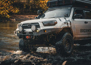 Backwoods 5th Gen 4Runner Front Bumper Side View Mounted