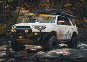 4Runenr Crossing The River With Backwoods 5th Gen 4Runner Front Bumper Mounted