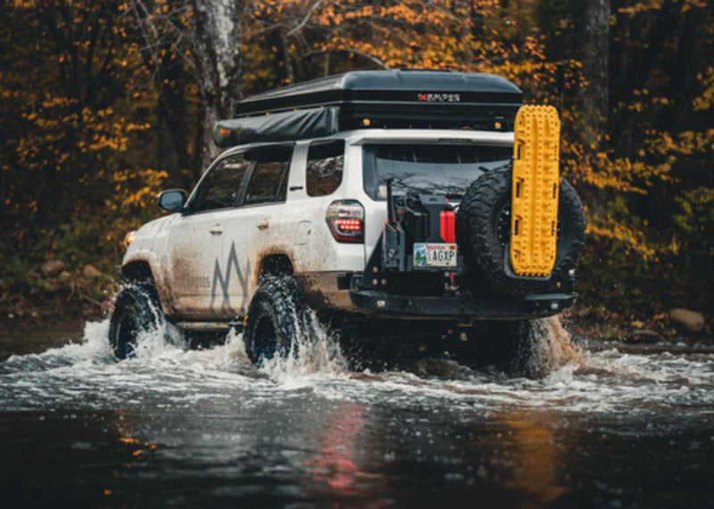 Back With Of The 4Runner Going Through Water With Backwoods 5h Gen 4Runner Rear Bumper