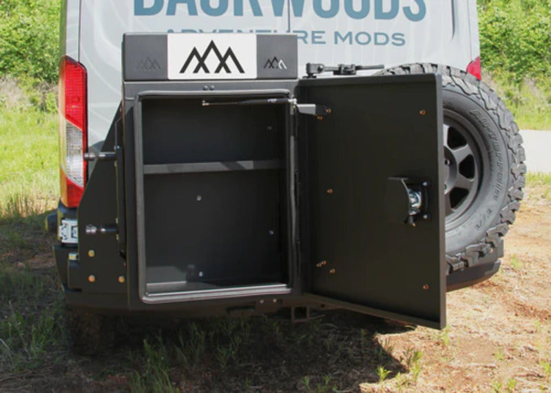 Backwoods Aluminum Cabinet Storage Box Opened
