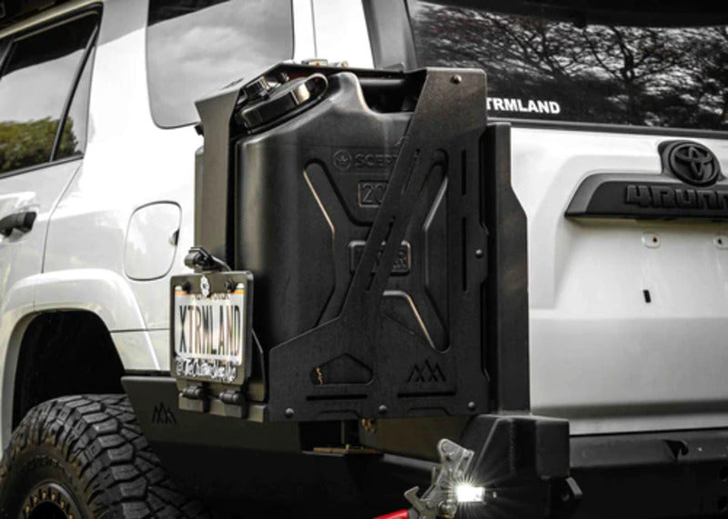 Backwoods Double Jerry Can Carrier Side