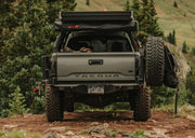 Backwoods 3rd Gen Tacoma Dual Swing Out Rear Bumper With Opened Doors