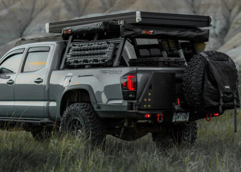 Backwoods 3rd Gen Tacoma Dual Swing Out Rear Bumper