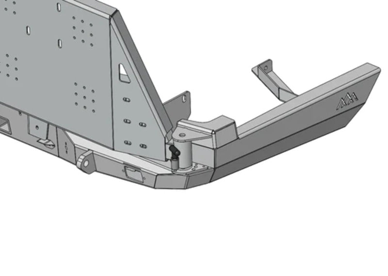 Backwoods 3rd Gen Tacoma Dual Swing Out Rear Bumper Visual Close Up
