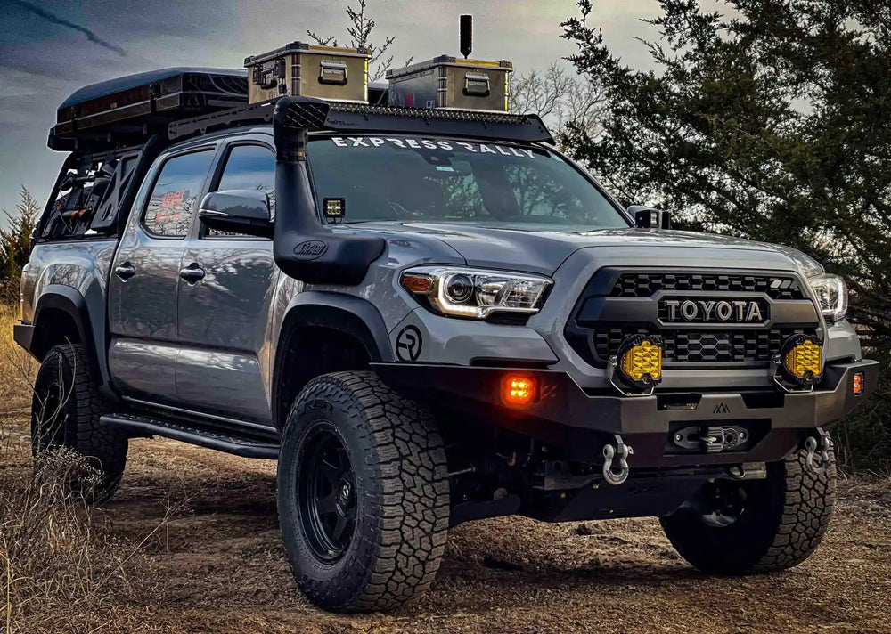 Hi-Lite Overland Toyota Tacoma Front Bumper 3rd Gen (2016-2023) [No Bull Bar]