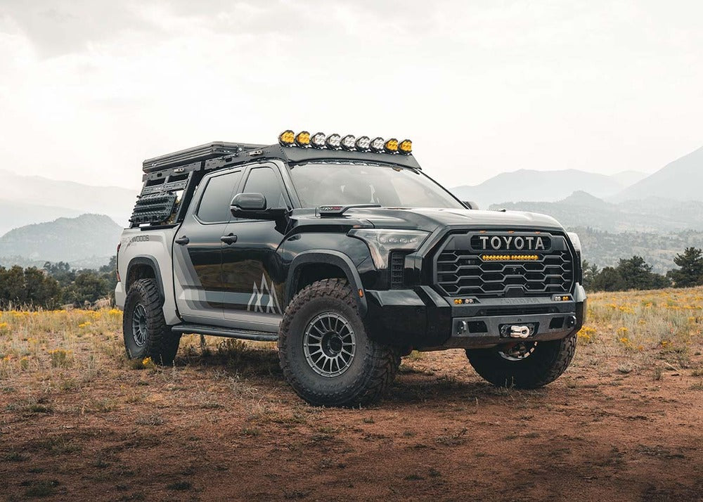 Backwoods Tundra Scout Front Bumper Mounted Side View