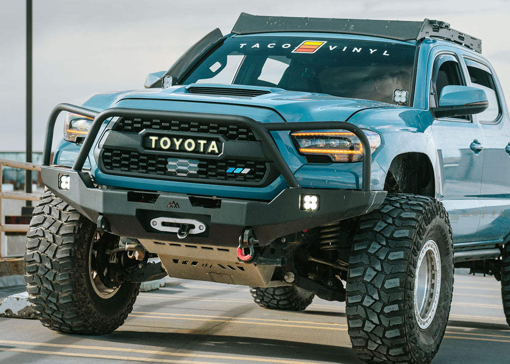 Backwoods Adventure Mods Ultimmate Off Road Kit installed on a 3rd Gen Toyota Tacoma overland truck build