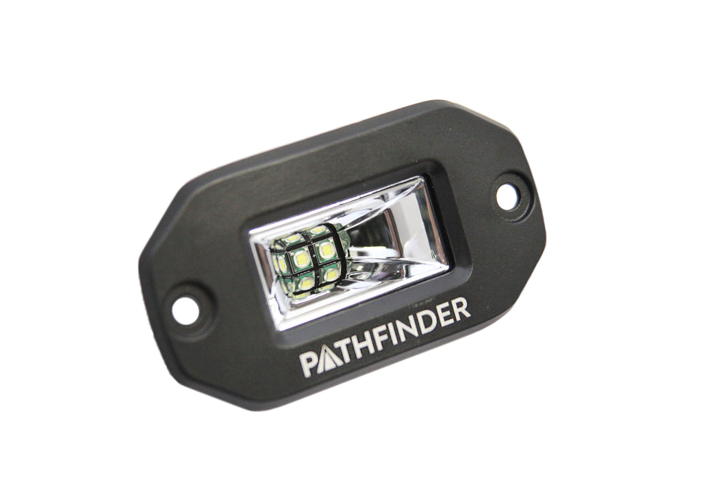 Pathfinder LED surface-mount lights included in the Backwoods Adventure Mods Tacoma Ultimate Off Road Kit for 3rd Gen Toyota Tacoma