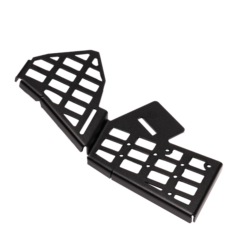 Top View of The Cali Raised 4Runner Center Console MOLLE Panel