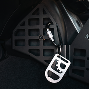 Cali Raised 4Runner Center Console MOLLE Panel With an Accessory Attached 