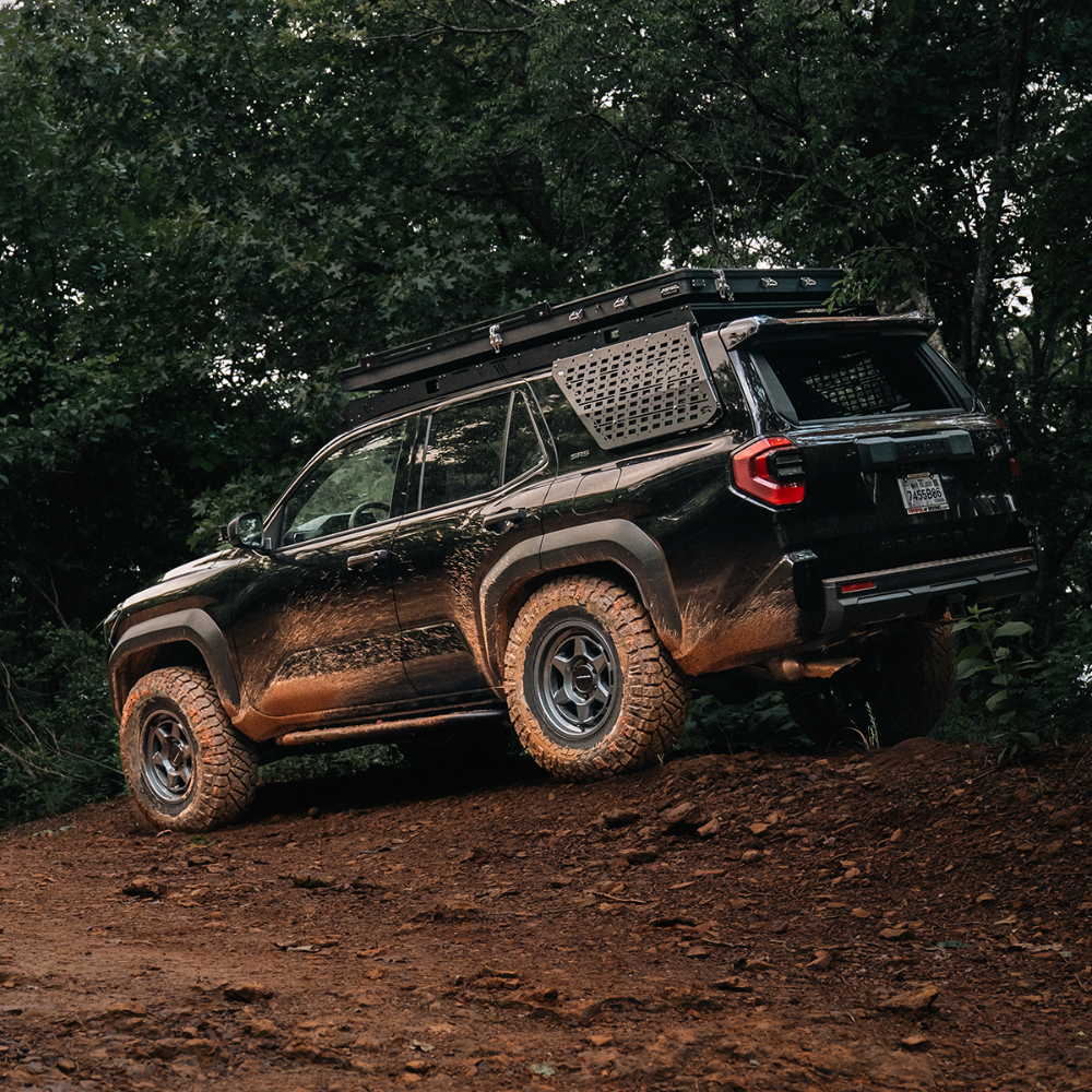 Cali Raised 4Runner MOLLE Window Panel Mounted