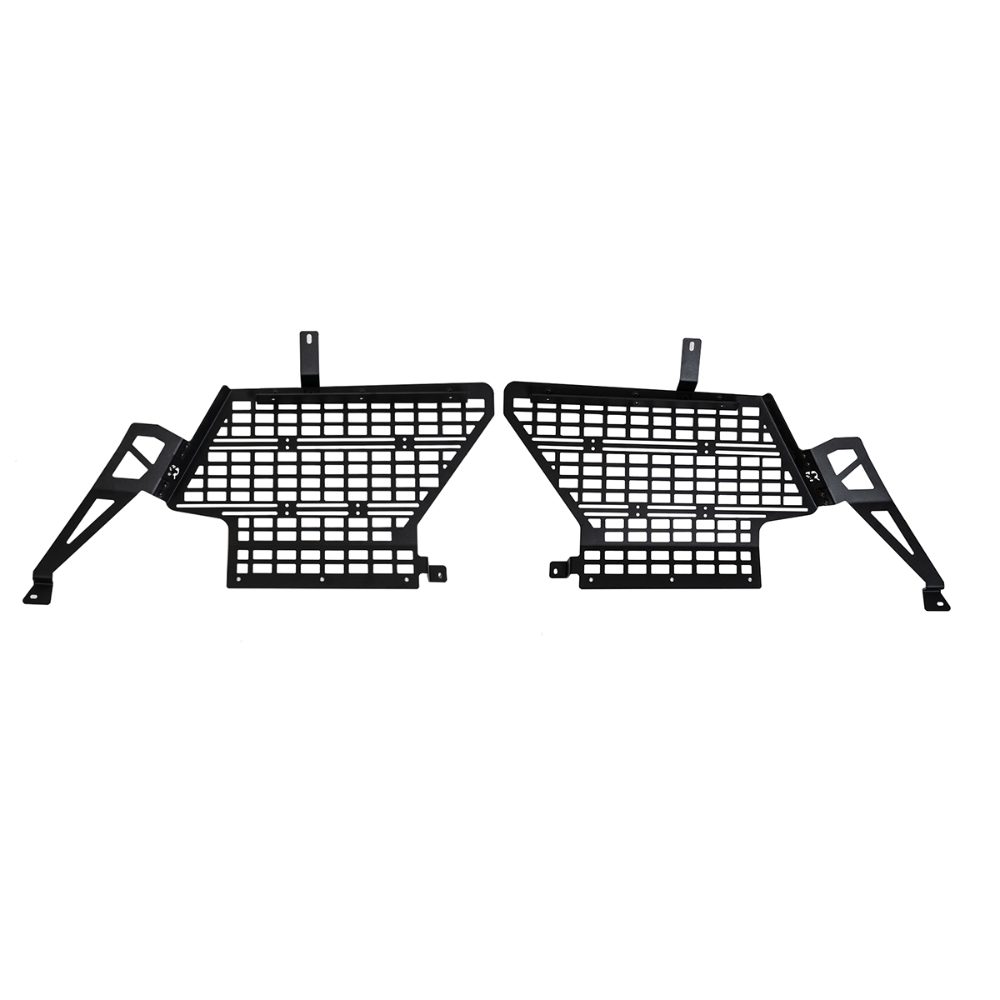 Both driver and passenger Cali Raised Interior Rear Side Window MOLLE Panels
