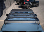 Front fairing detail on DRIFTR 6th gen 4Runner roof rack