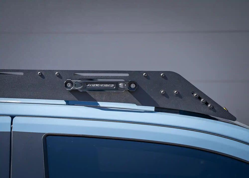 Agency 6 grab handle cutout on DRIFTR 4Runner rack