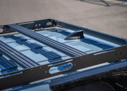 Rear view detail of DRIFTR 4Runner aluminum roof rack