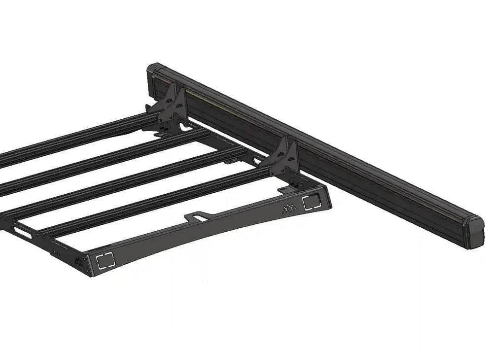 Mounting diagram for awning brackets