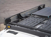 Awning installed on DRIFTR Roof Rack using HD Awning Brackets