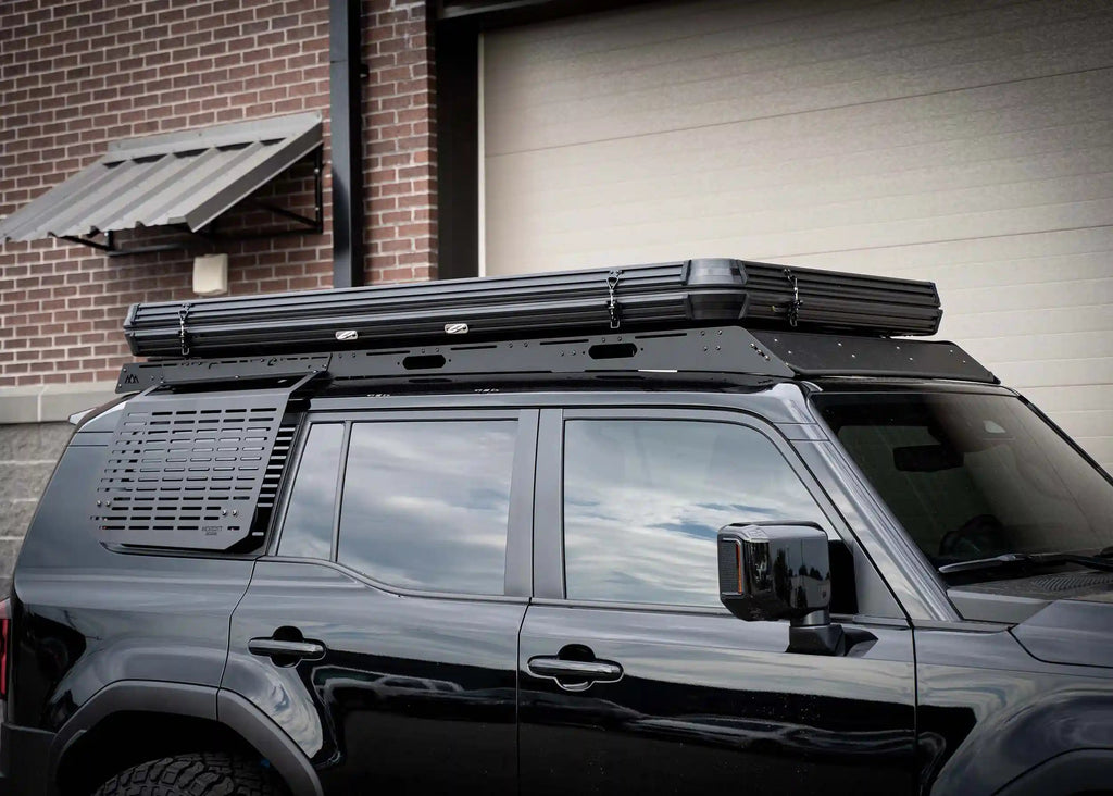DRIFTR LC250 roof rack by Backwoods installed on new Toyota Land Cruiser 250