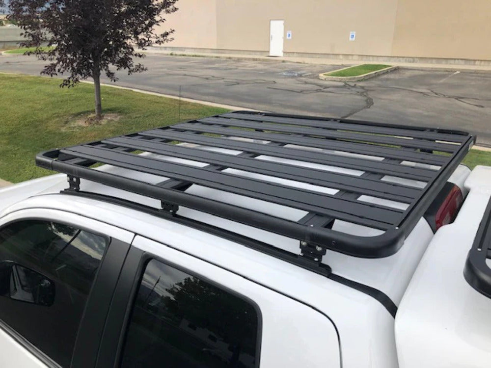 Side View Of The Eezi Awn K9 Toyota Tundra Roof Rack