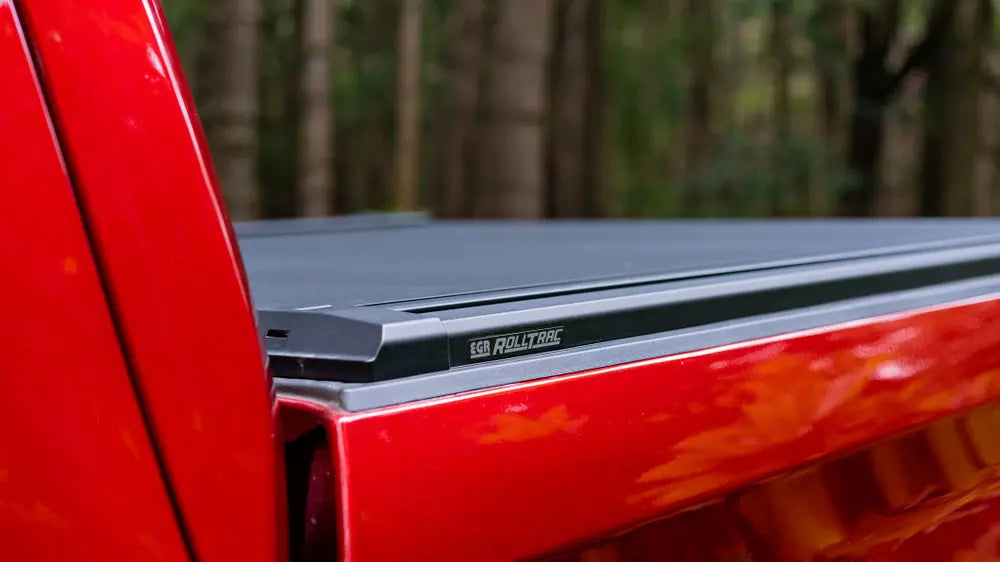 EGR Chevy/GMC Electric Retractable Bed Cover Side View