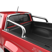 Close Up Side View Of The EGR Polished Stainless Steel Chevy Colorado Sport Bar