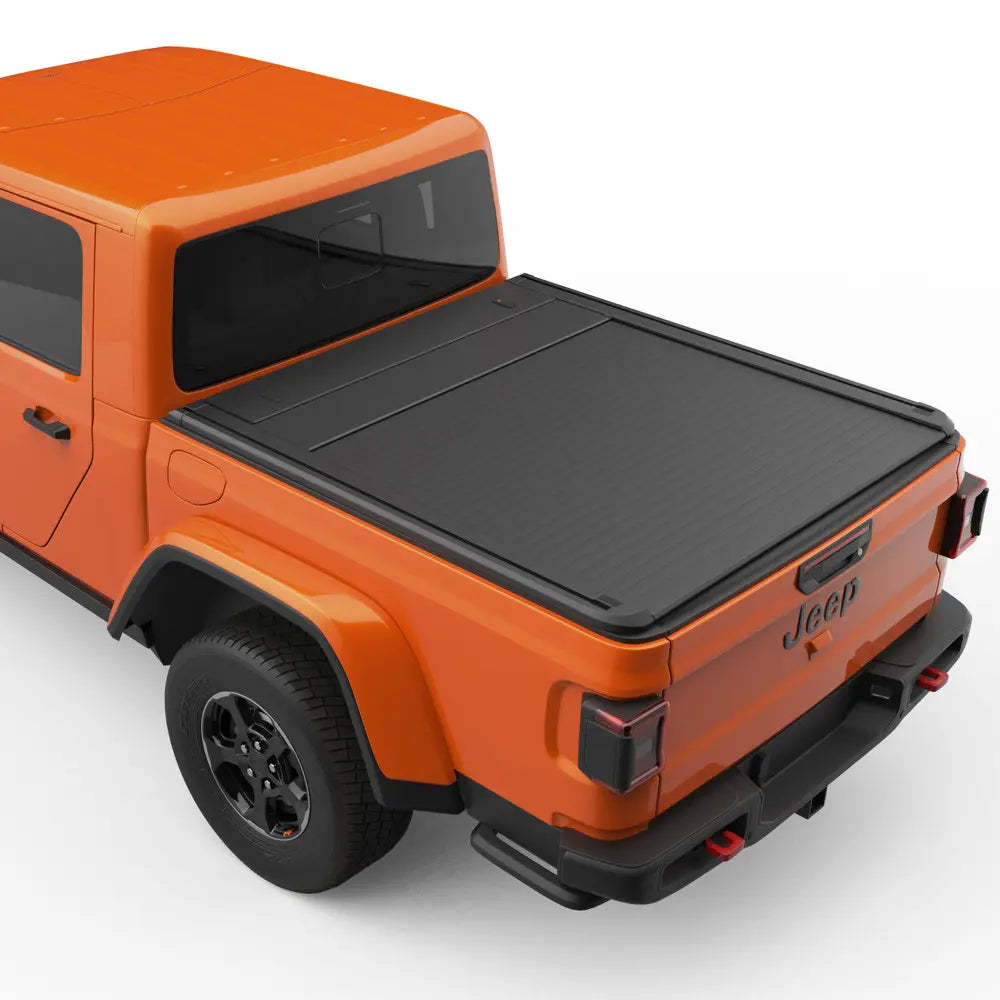 Top View Of The EGR RollTrac Electric Gladiator Retractable Bed Cover