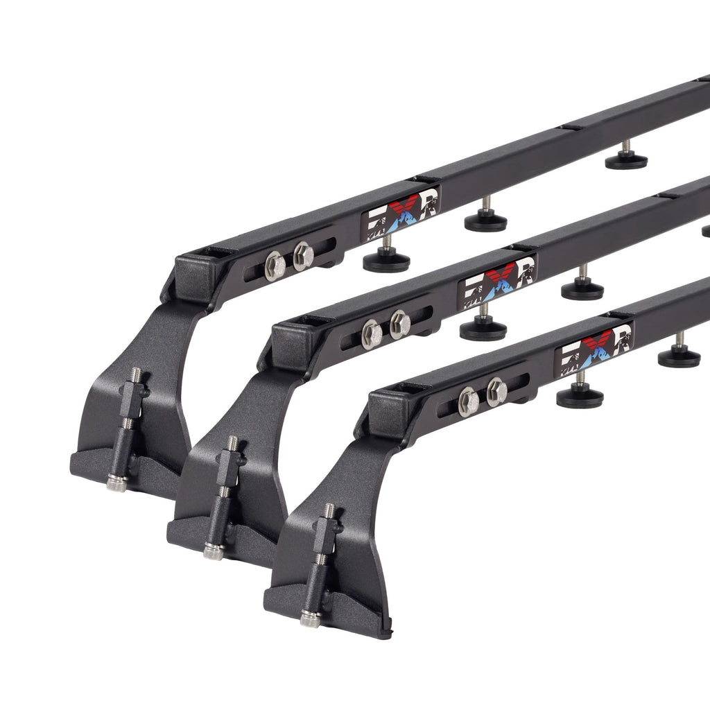 EXR CAMPER ROOF RACK, 3 Heavy Duty xBars for TENTs, NO DRILLING, fits Jeep Wrangler JL/U 2-4Dr and Gladiator JT (EXR3811)