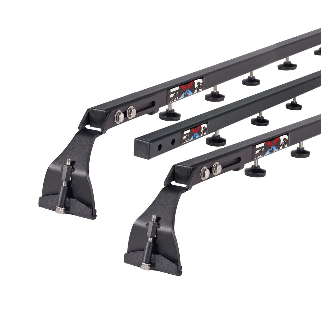 EXR CAMPER ROOF RACK, 3 Heavy Duty xBars for TENTs, NO DRILLING, fits Jeep Wrangler JL/U 2-4Dr and Gladiator JT (EXR3812)
