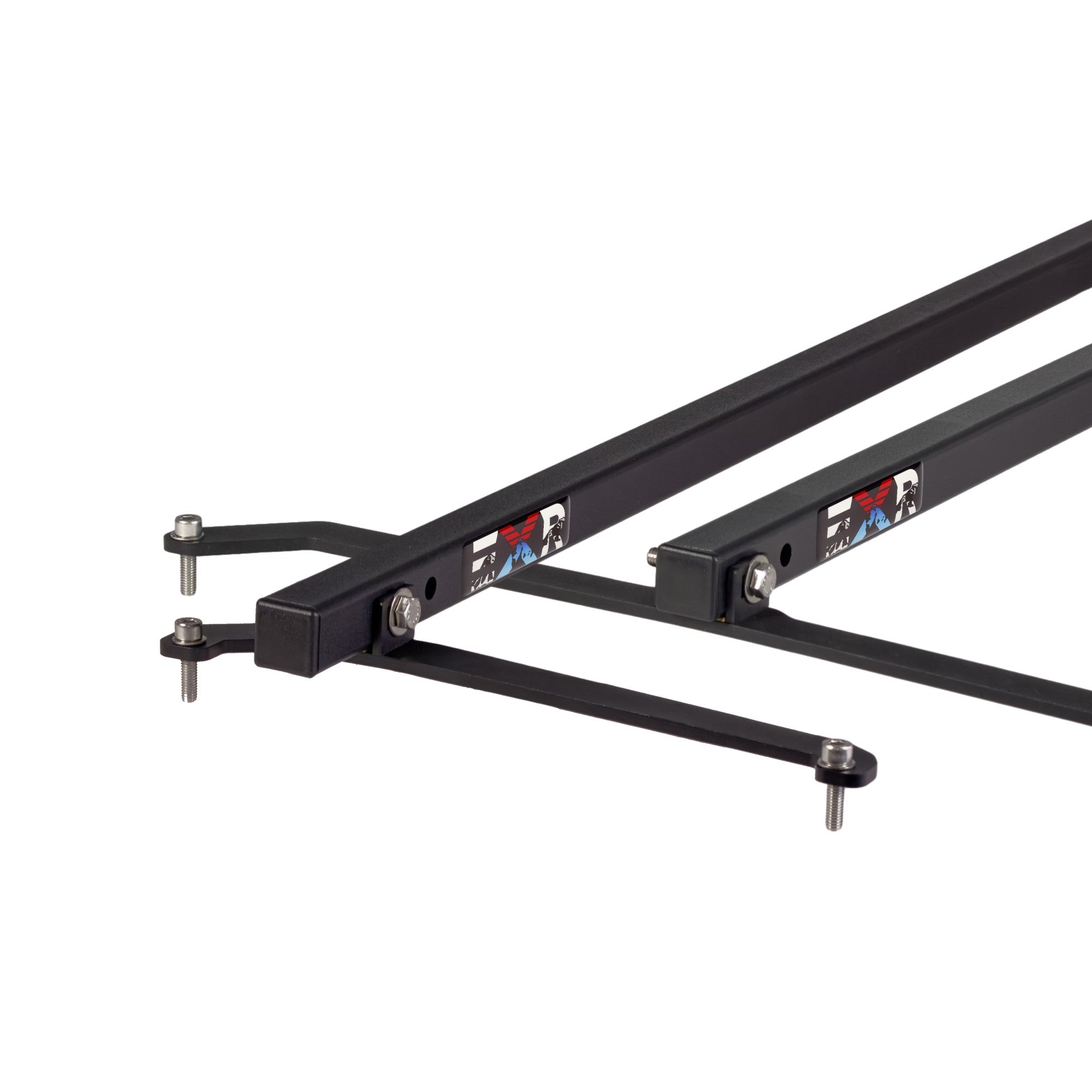 EXR SOFT TOP (or No Top) ROOF RACKS, 2 Heavy Duty xBars, fits Jeep Wrangler JLU 4Dr (EXR6441)