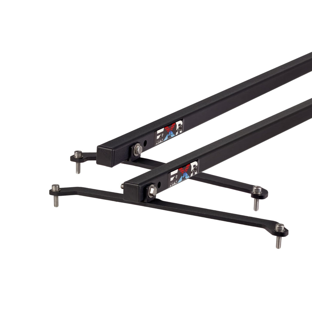 EXR SOFT TOP (or No Top) ROOF RACKS, 2 Heavy Duty xBars, fits Jeep Wrangler JL 2Dr (EXR6442)