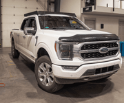 14th Gen Ford F-150 Prinsu Pro roof rack side profile low-profile design
