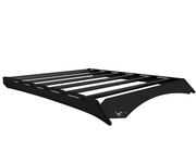 F150 Prinsu Pro roof rack overhead view showing 6 drop-in mounting points per crossbar