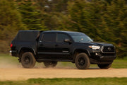 Side View Of The Fas-Top Solo Soft Truck Topper For Toyota