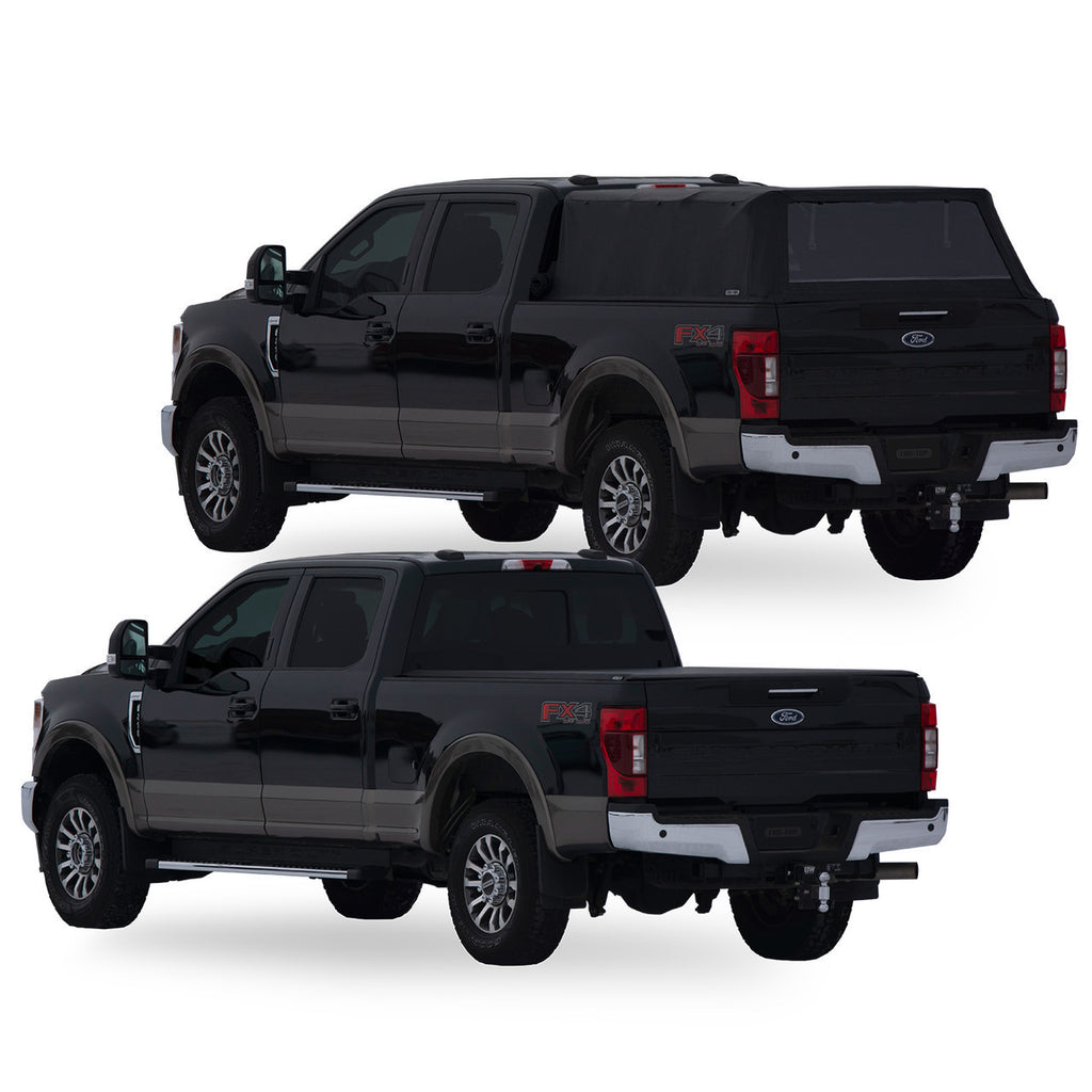 Topper and tonneau configuration options